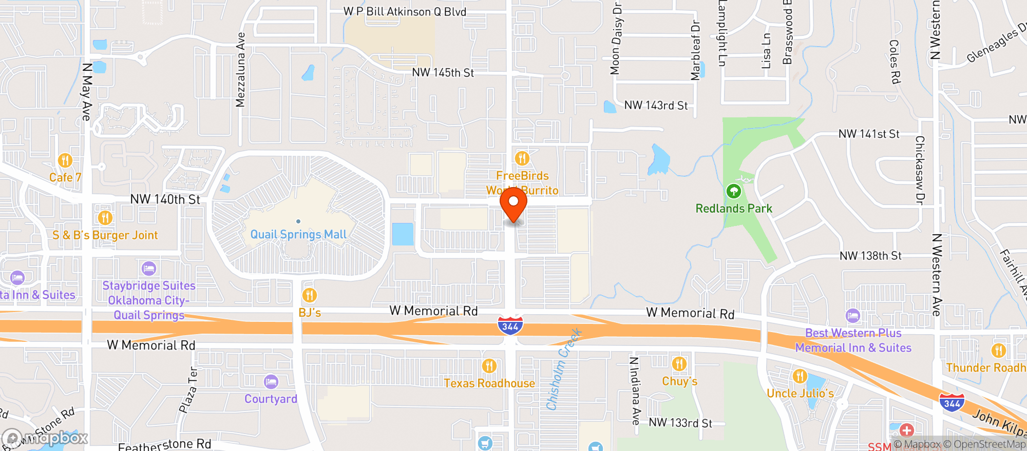 Map showing Supertarget