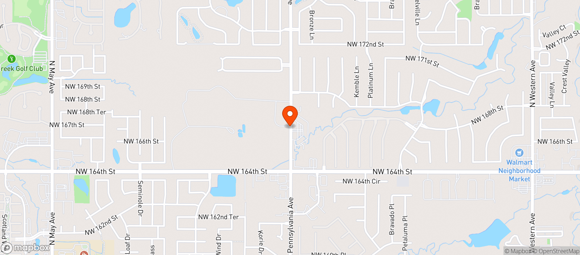 Map showing Fenwick Liquor