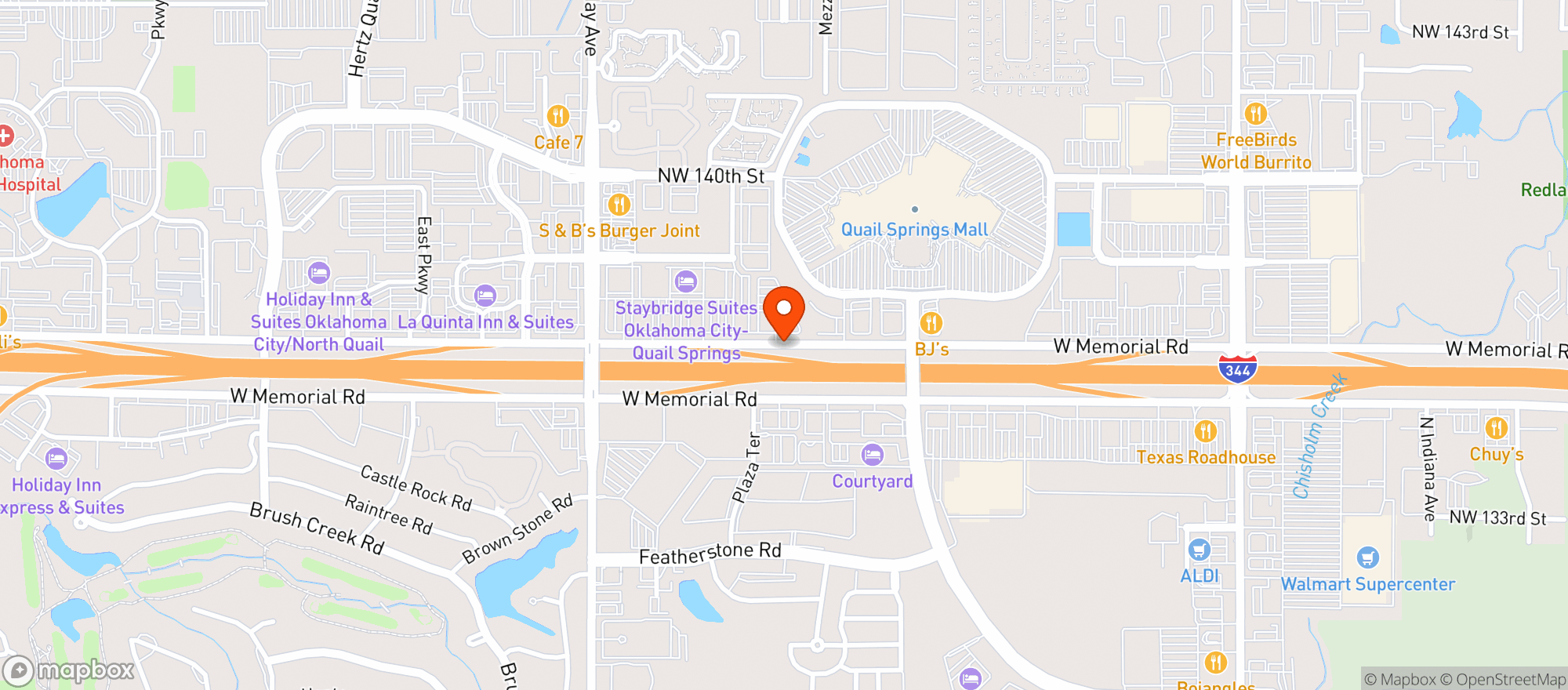 Map showing Red Lobster