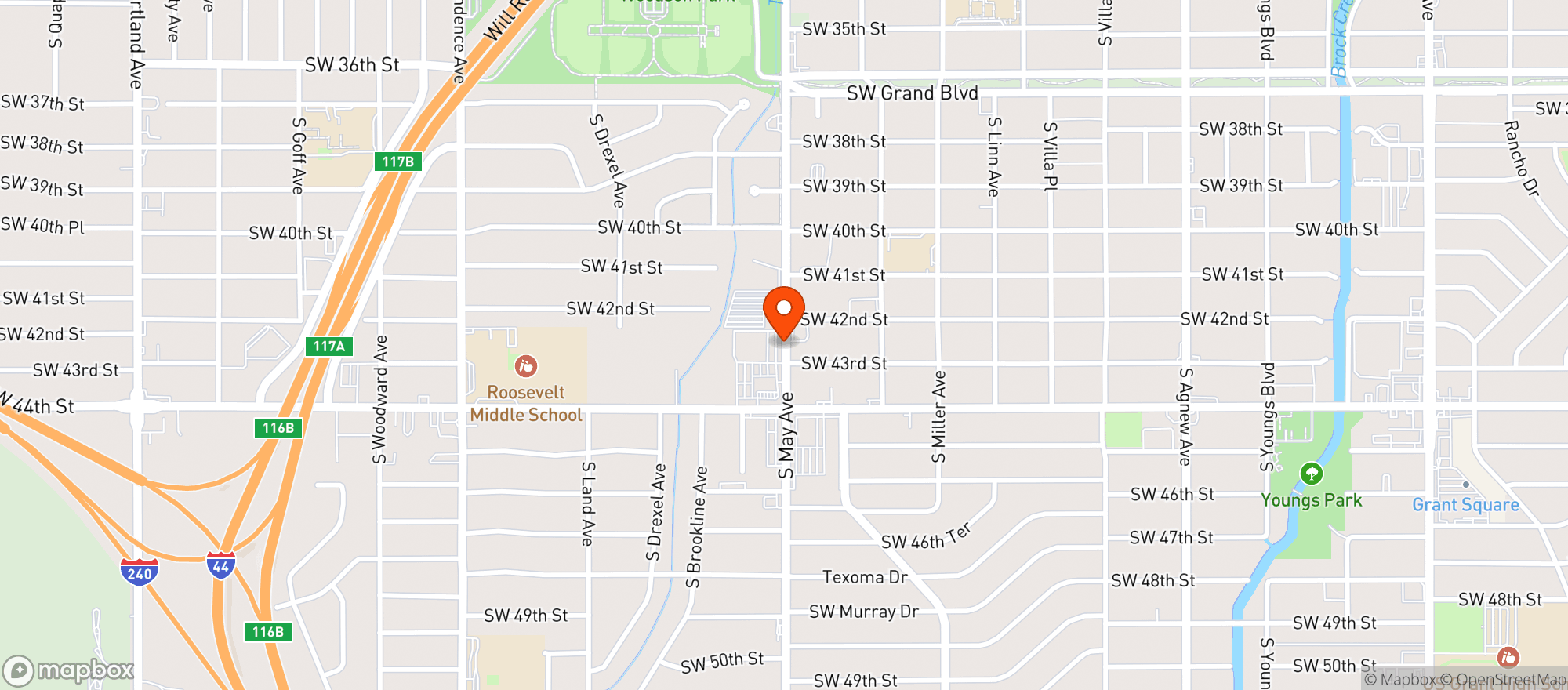 Map showing Cash Saver