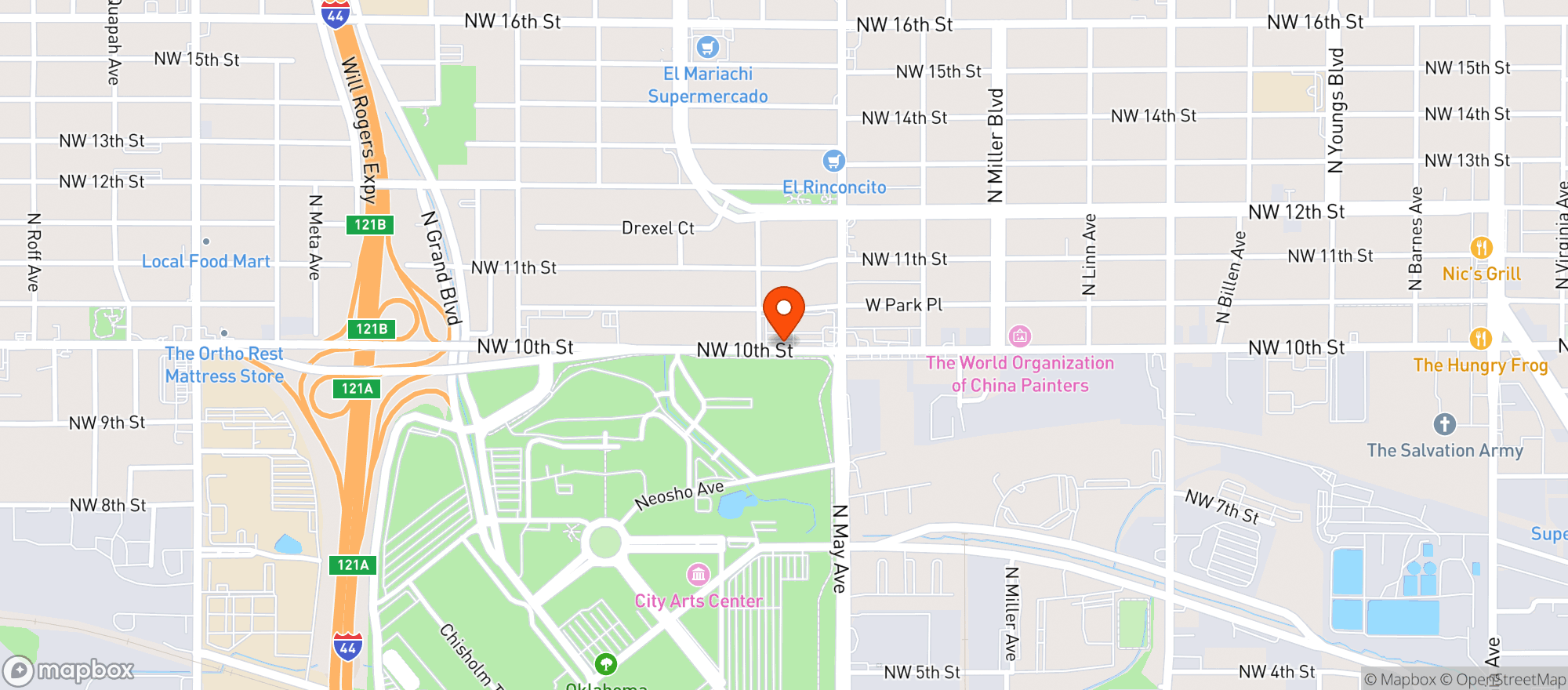 Map showing Georges Warehouse Liquor