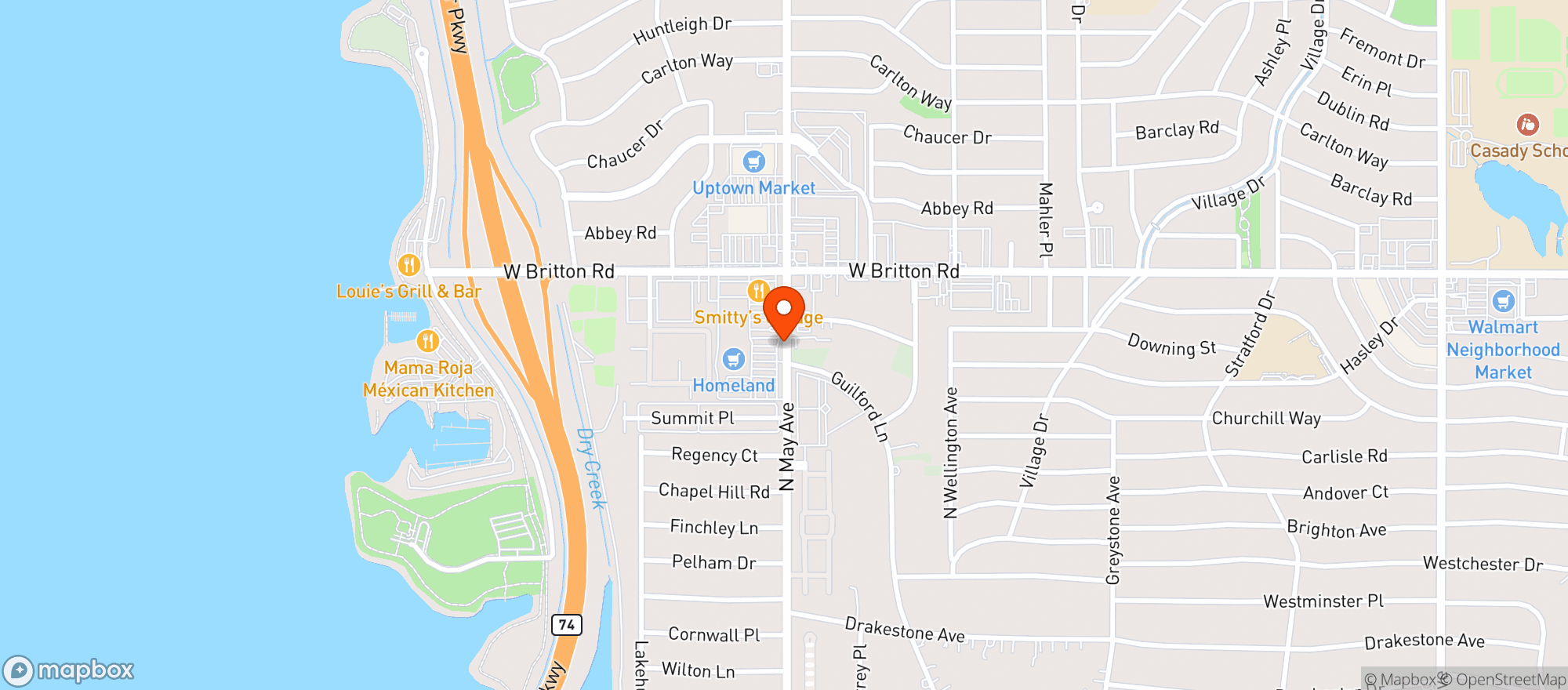 Map showing Gran Cru Wine & Spirits