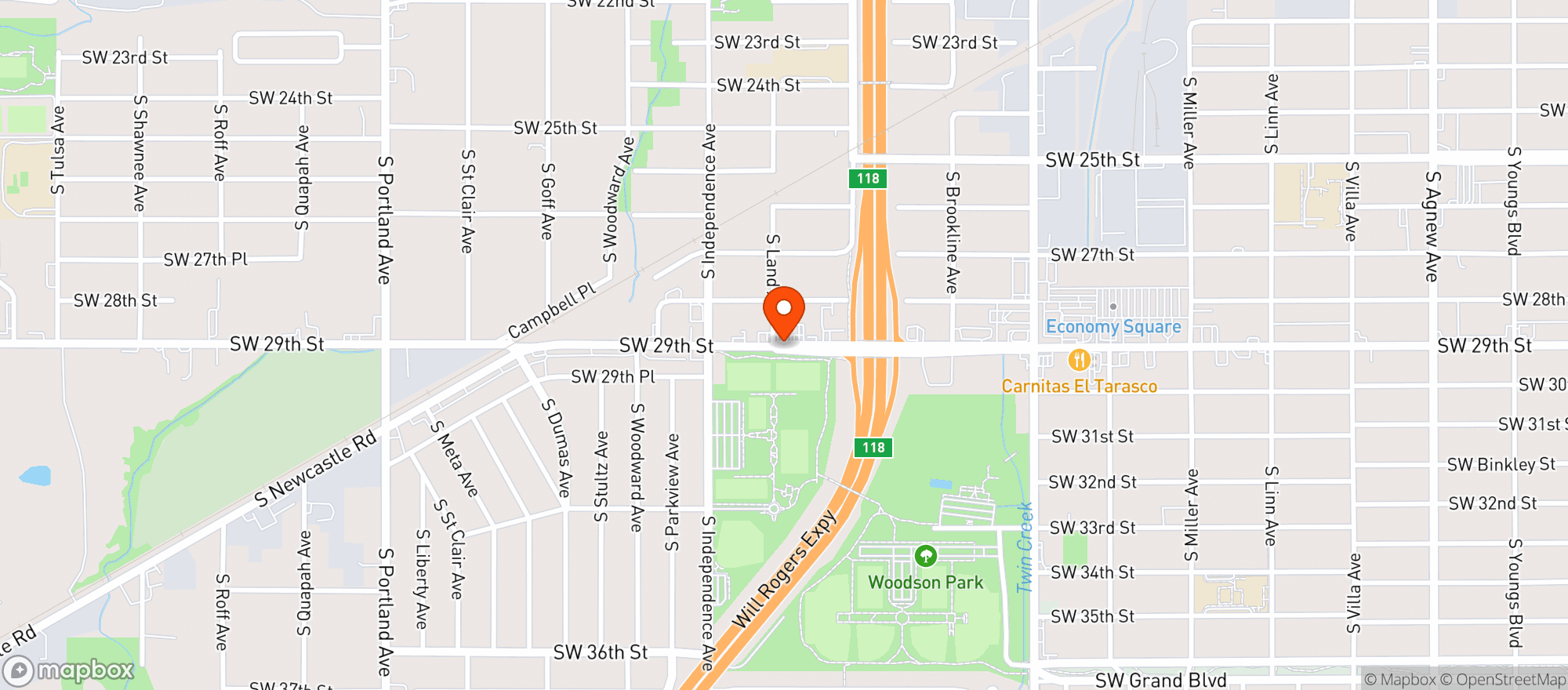 Map showing Best Stop