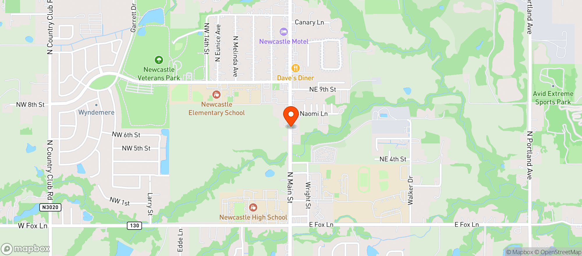 Map showing Island Time Liquor