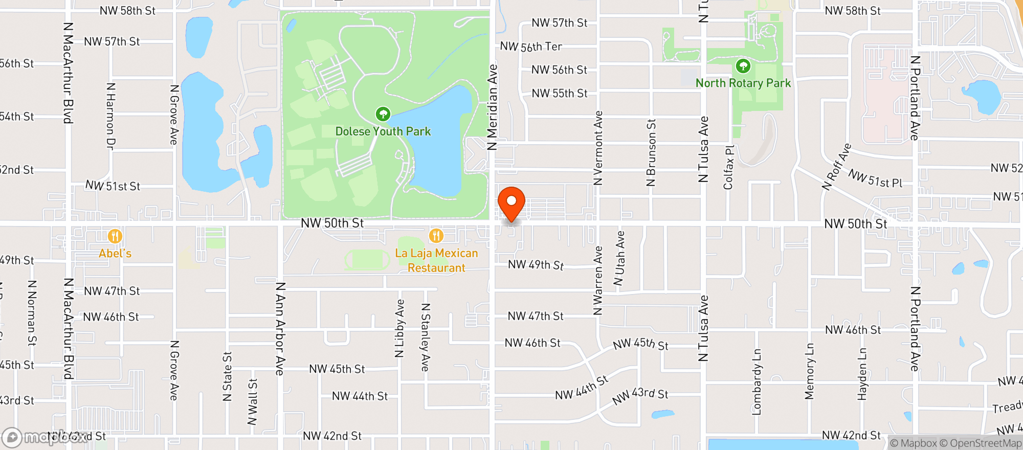 Map showing Mk Liquor