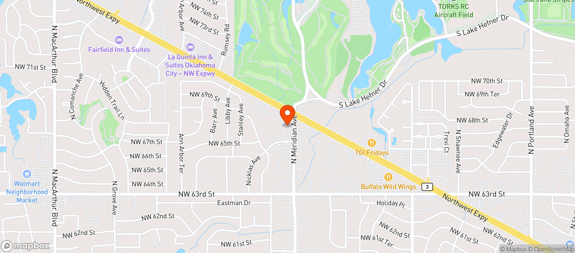 Map showing Panchos Liquortown