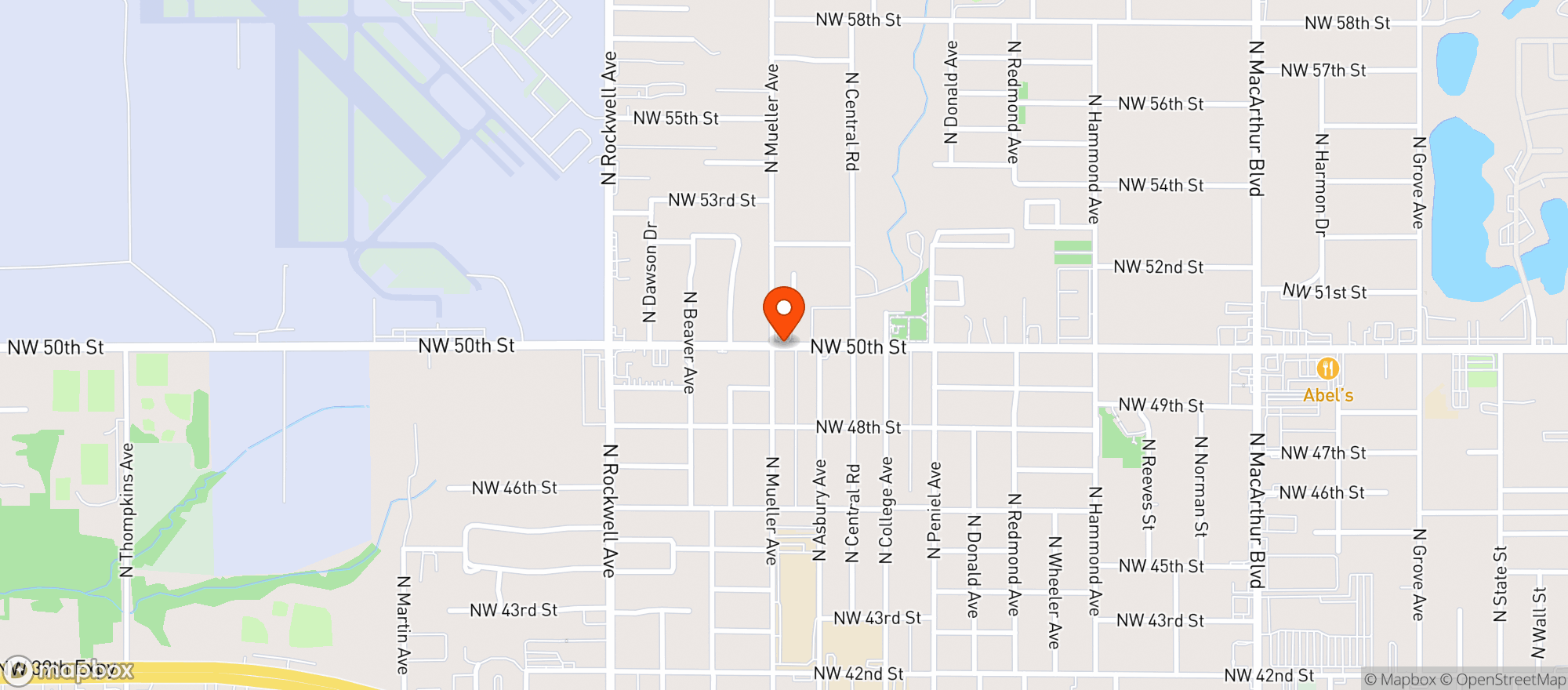 Map showing Mighty Discount