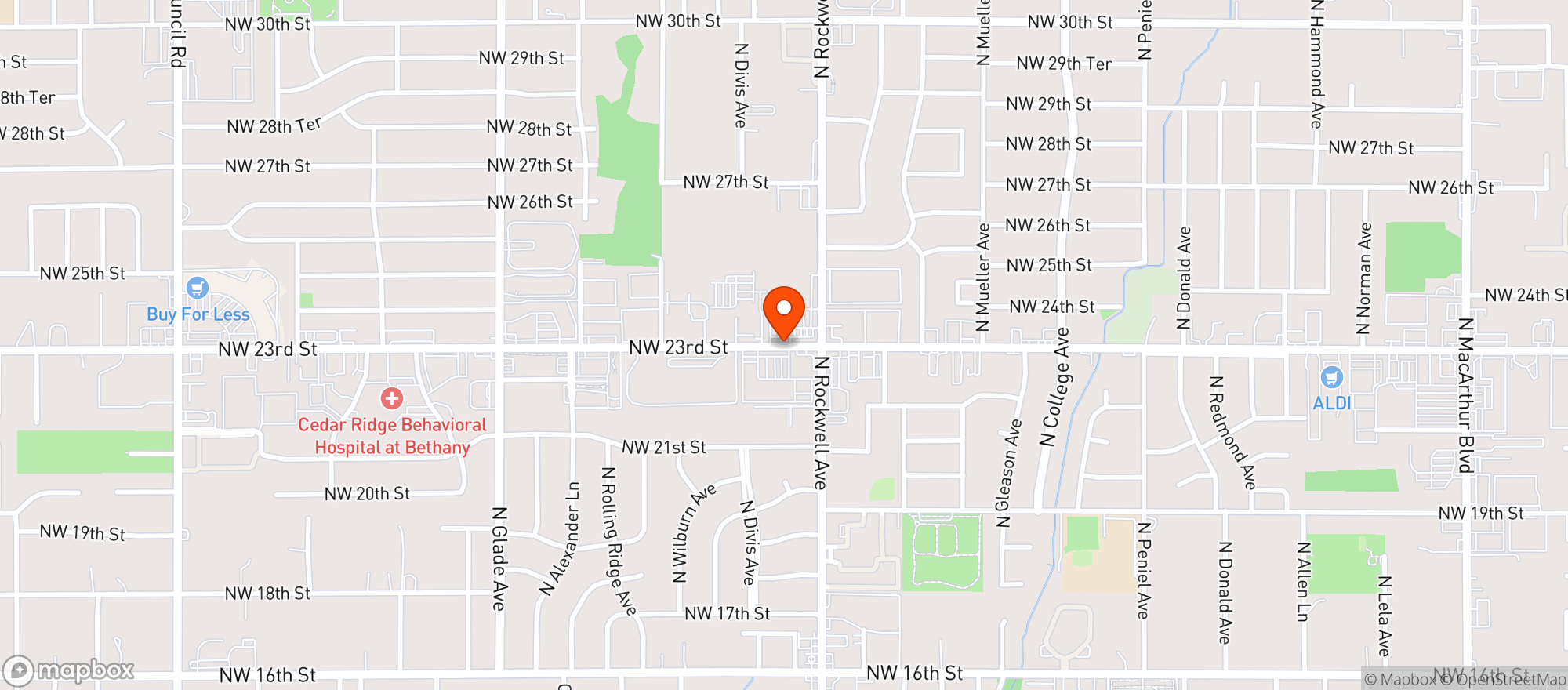 Map showing Cash Saver