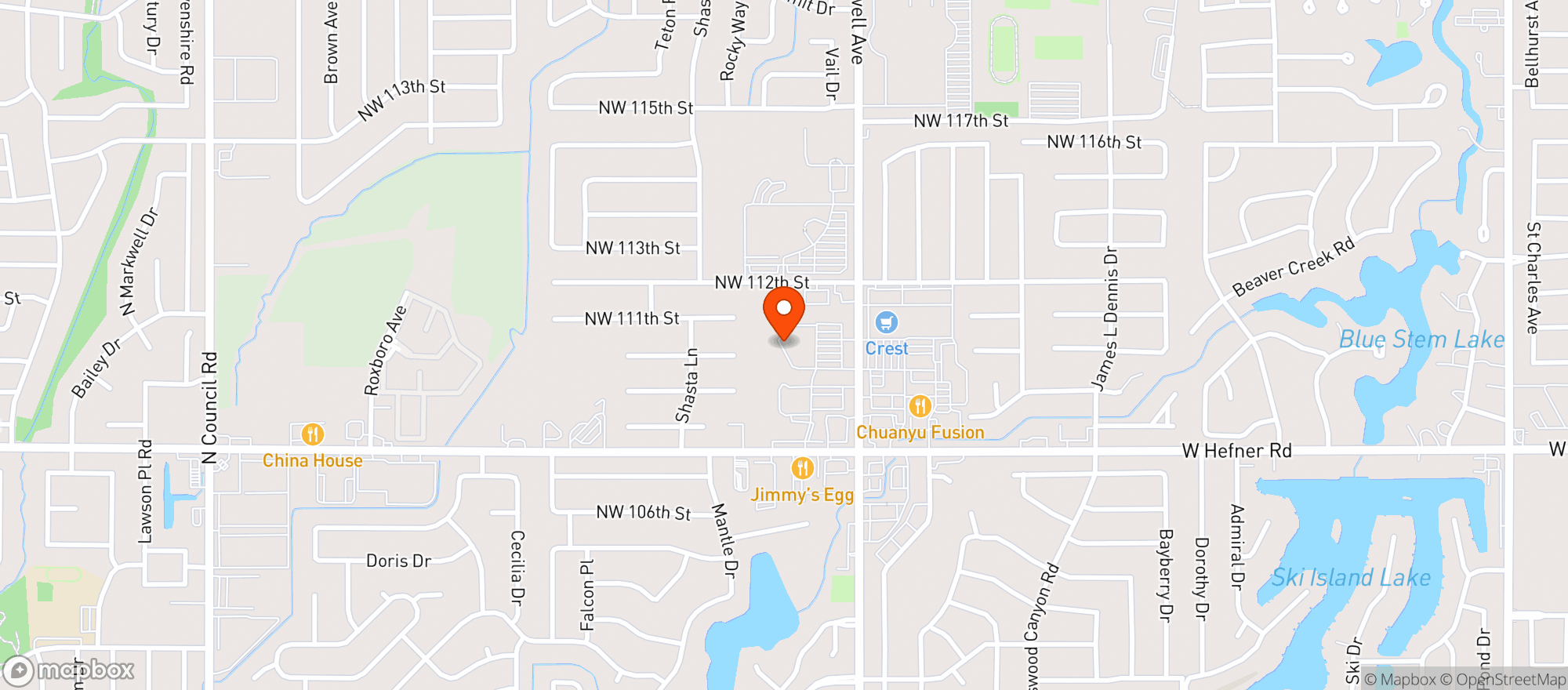 Map showing Walmart Neighborhood Market