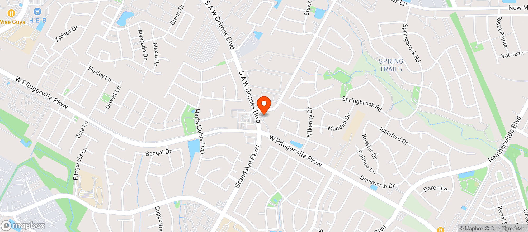 Map showing 7 Eleven #35623