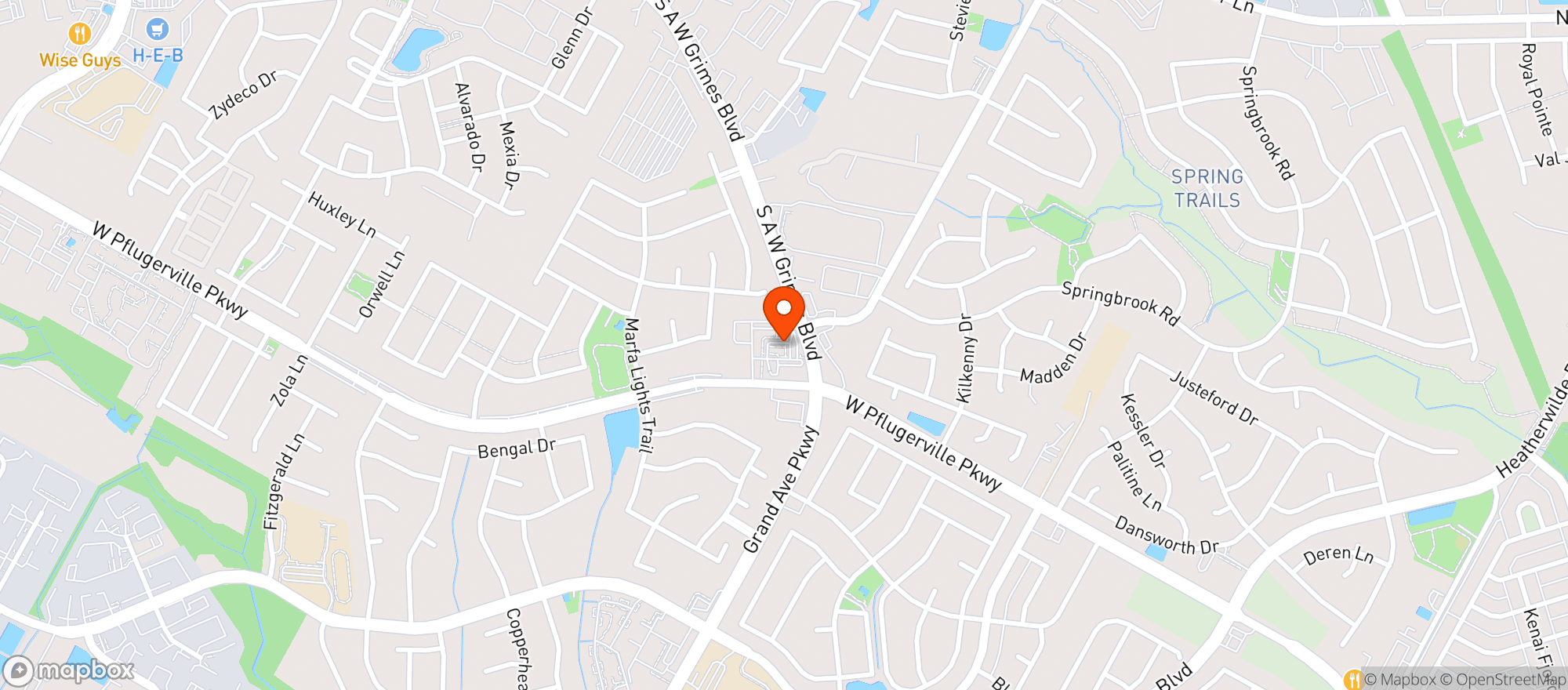 Map showing G- Mart