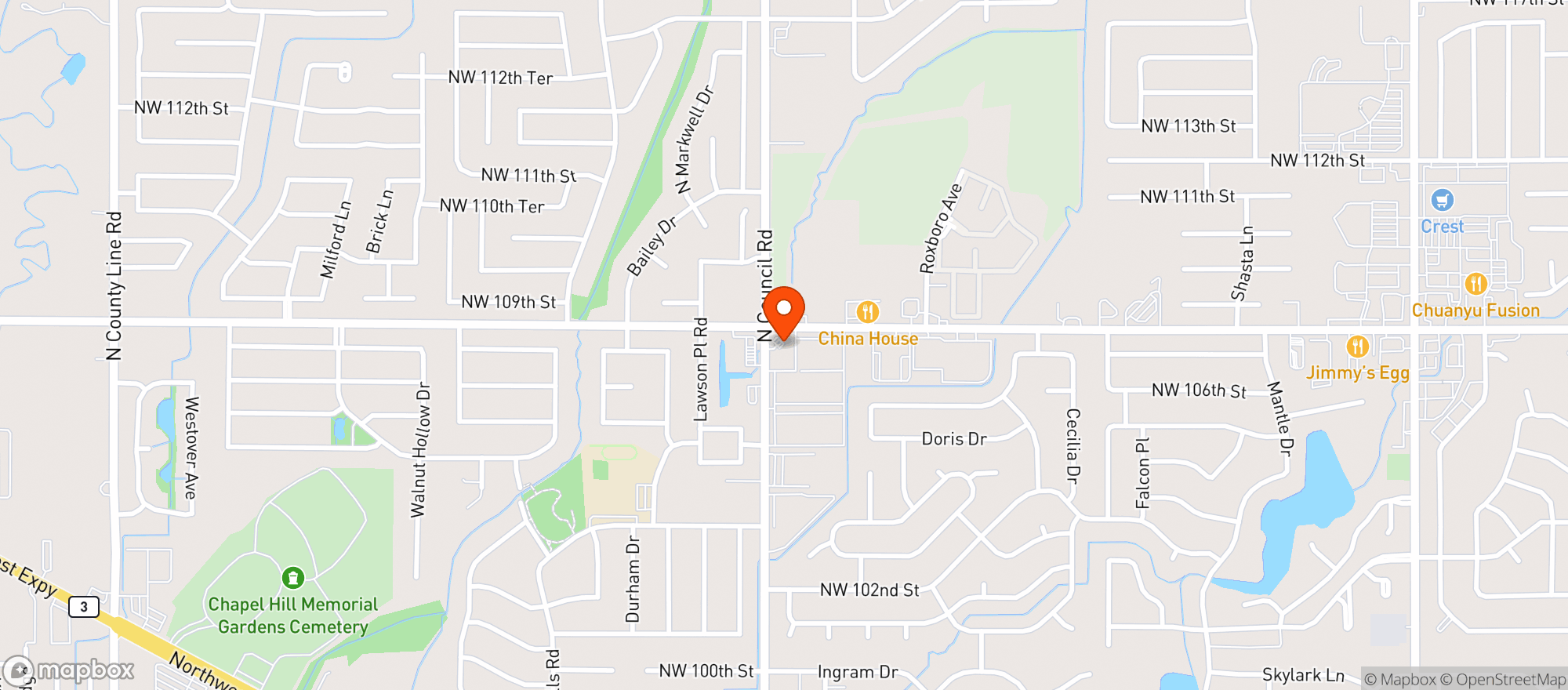 Map showing Lokal Market - Oklahoma City
