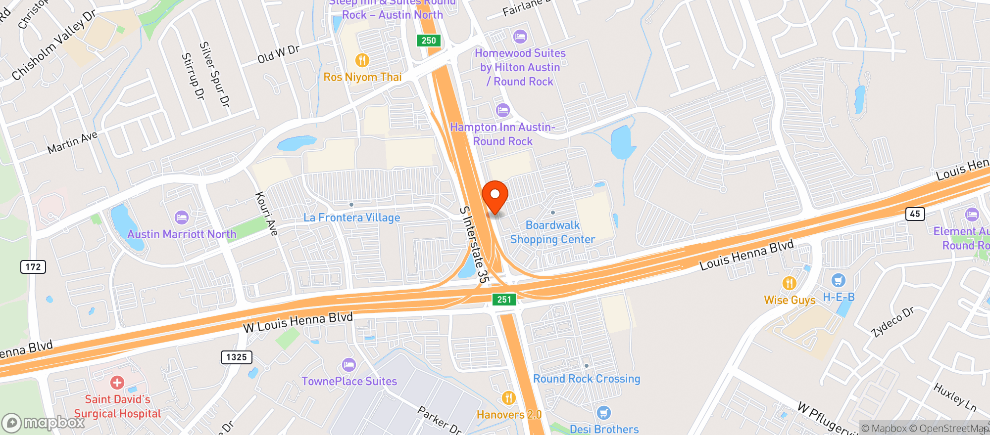 Map showing Walmart Supercenter #475