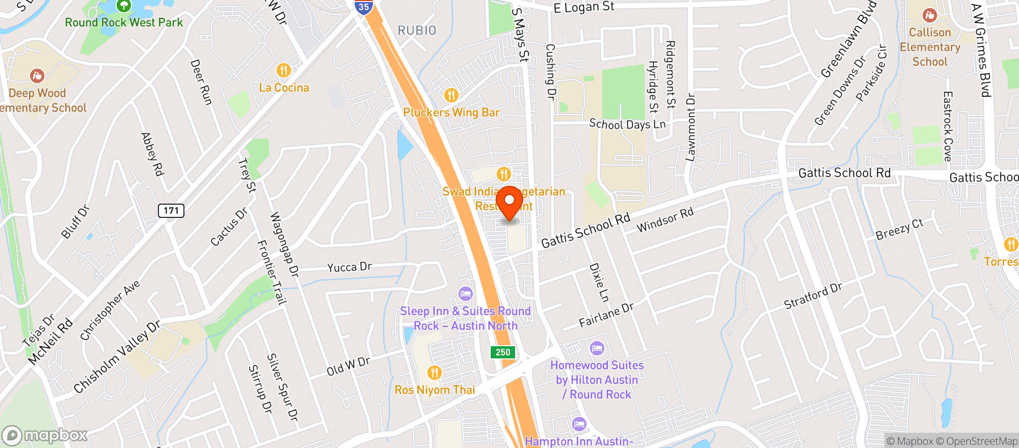 Map showing My Choice Liquor