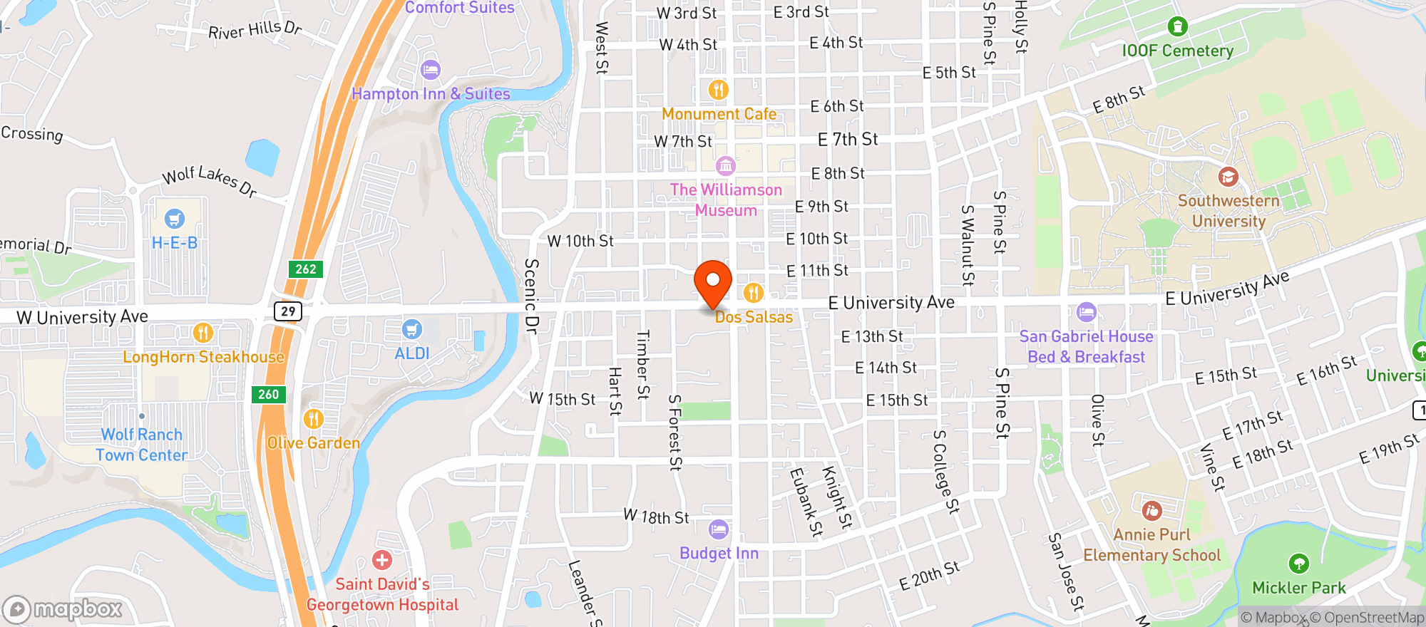 Map showing Snack Max