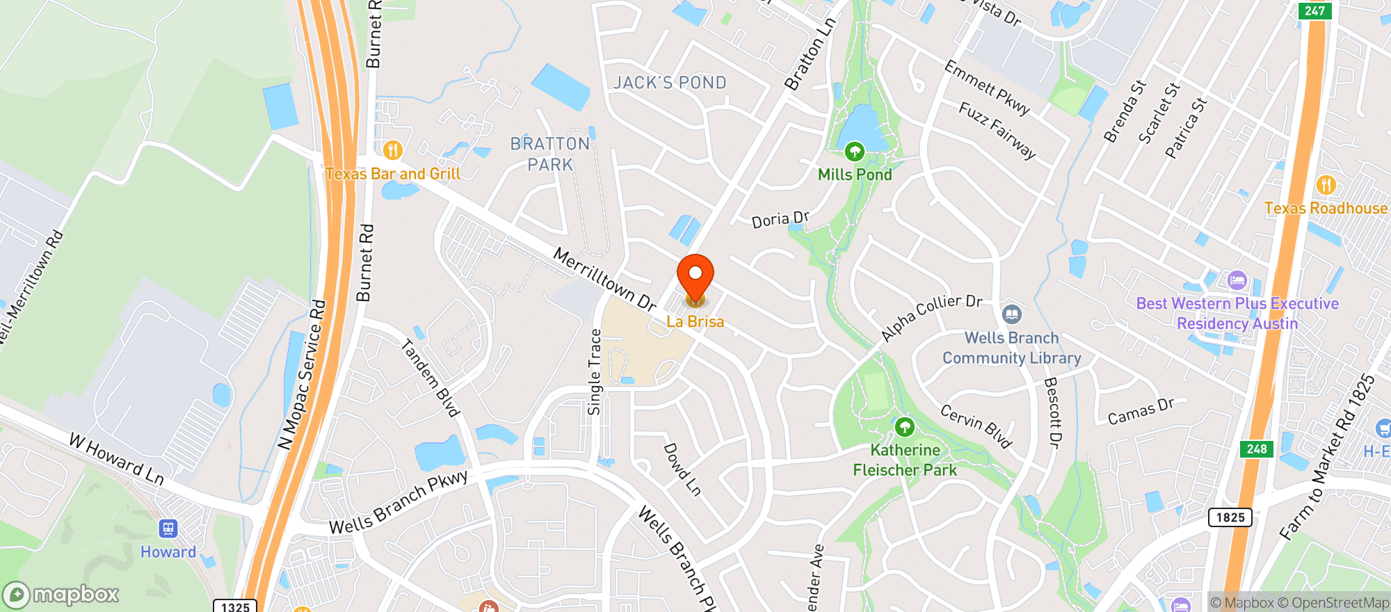 Map showing Speedy Stop