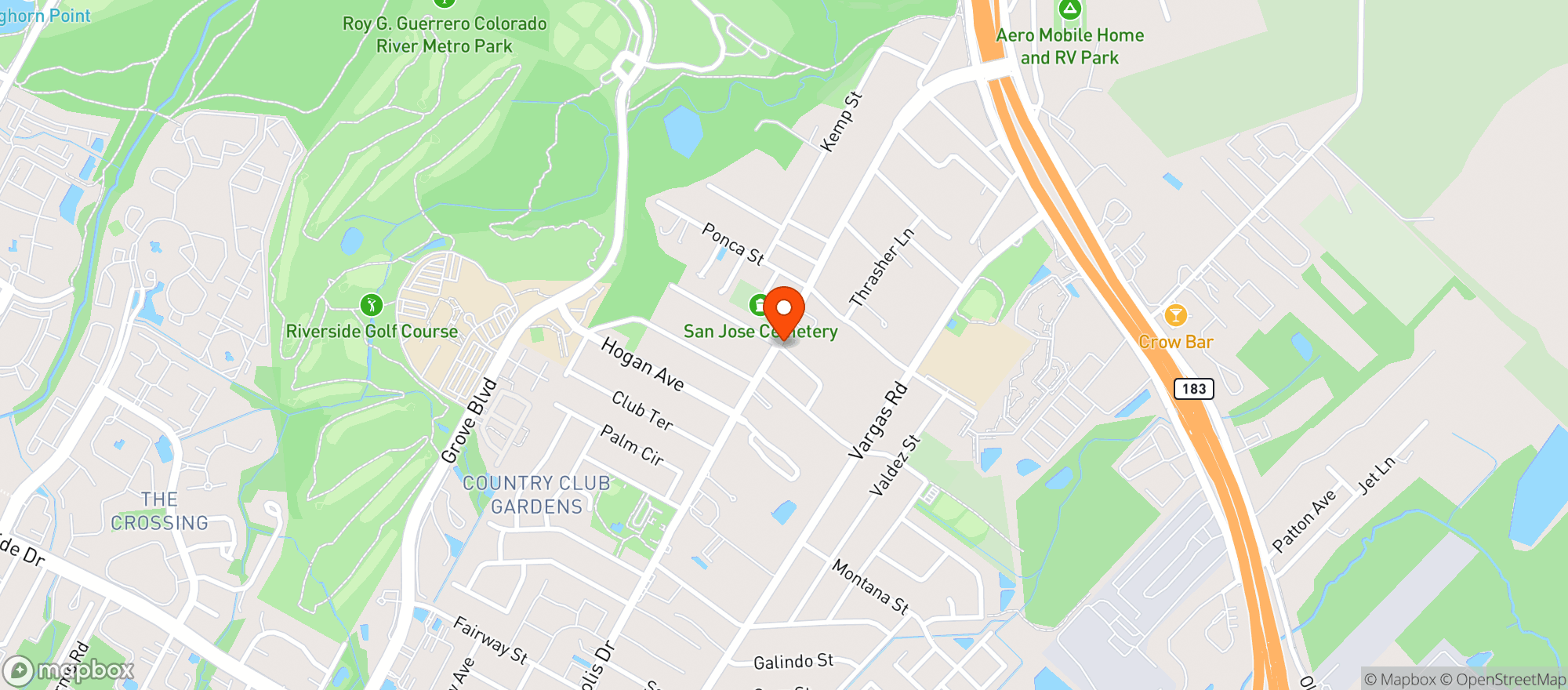 Map showing Pak N Save