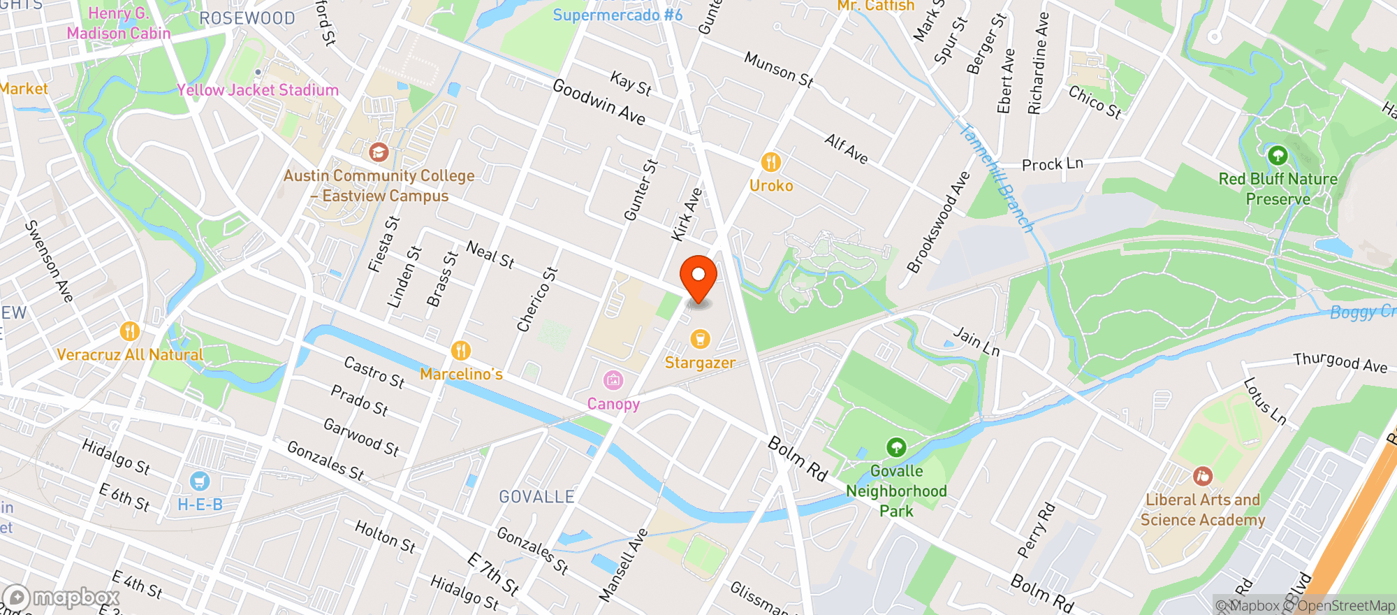 Map showing Stargazer