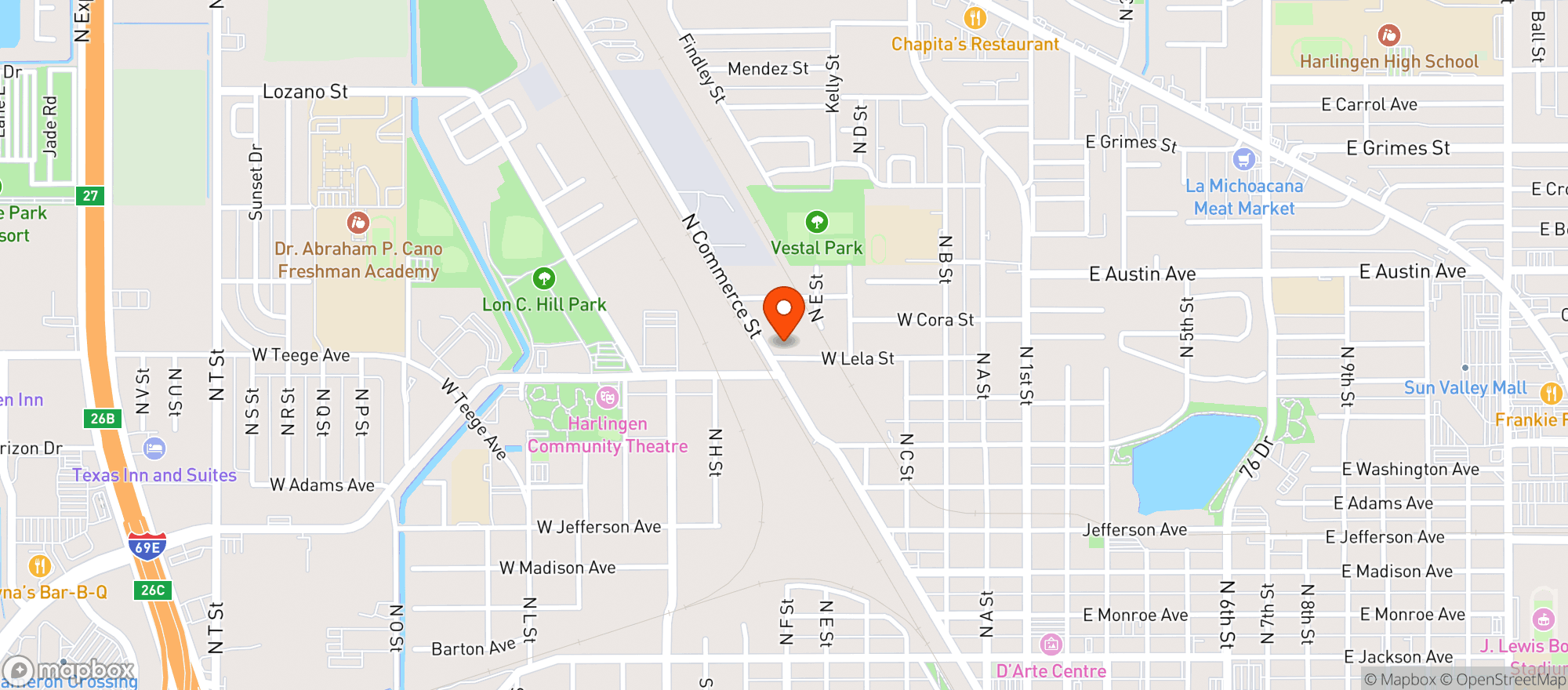Map showing Break Time #4