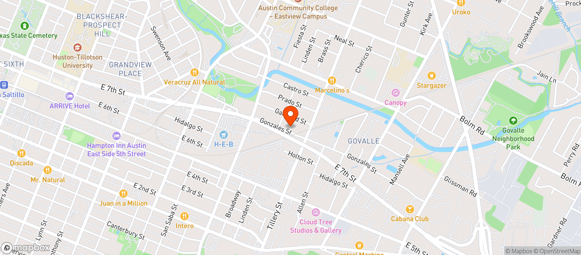 Map showing Poeta