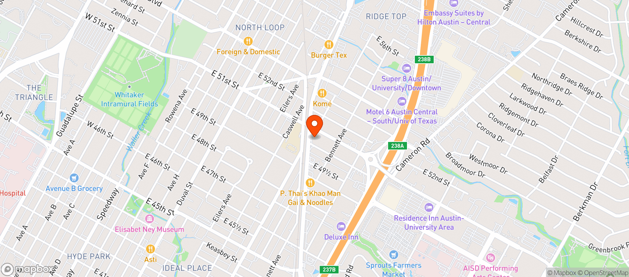 Map showing Flourish Plant Shop & Wine Bar