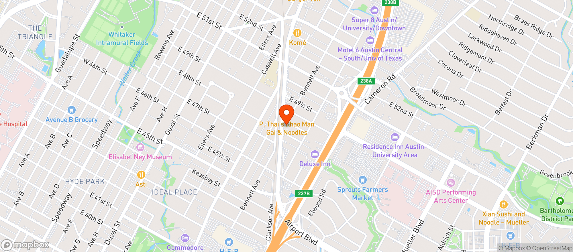 Map showing Lazarus Brewing Co