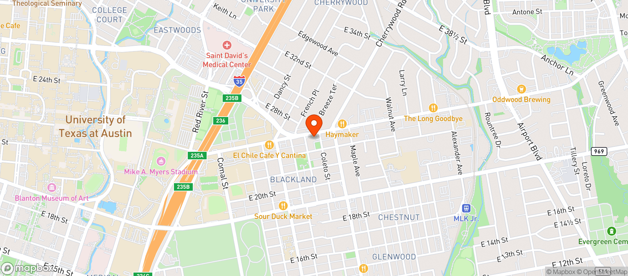 Map showing Este Bar Toti