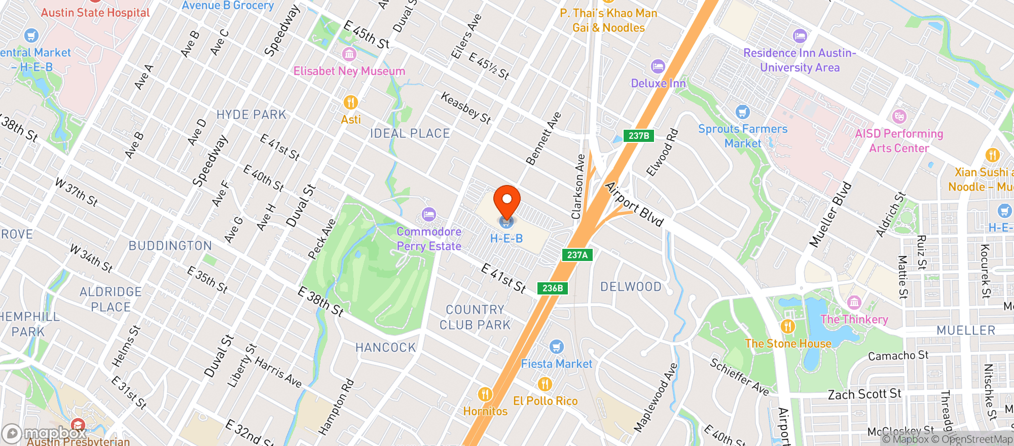 Map showing Twin Liquor #7