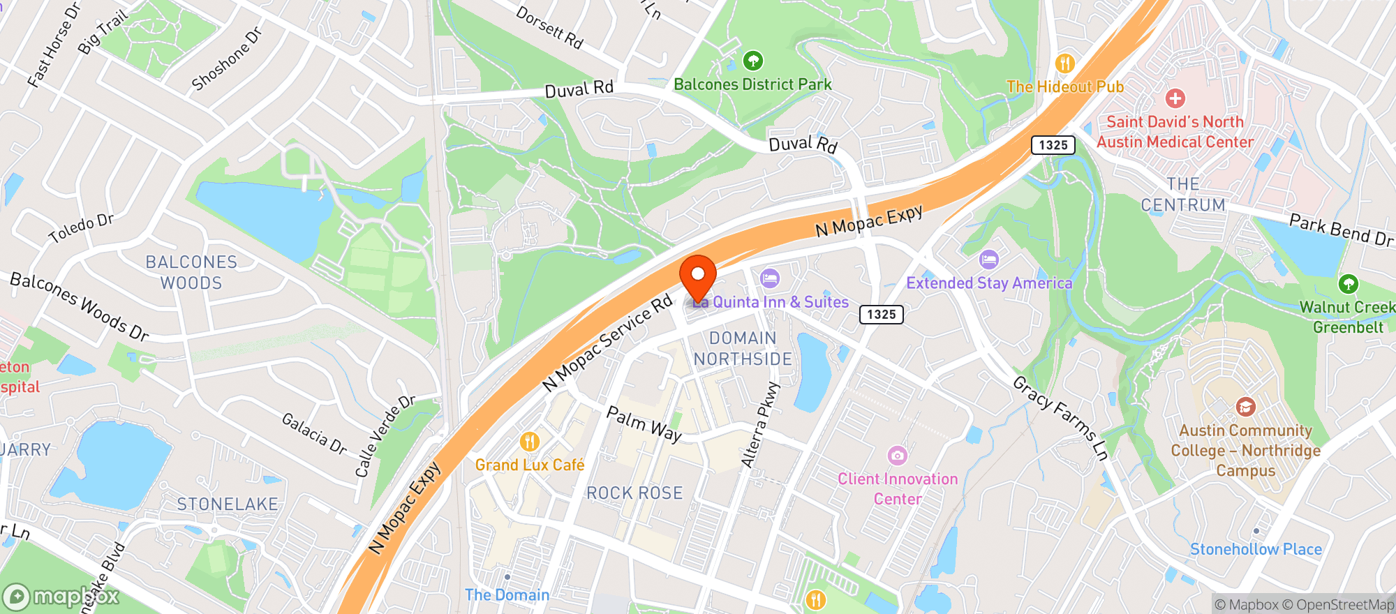Map showing Whole Foods Market | Domain