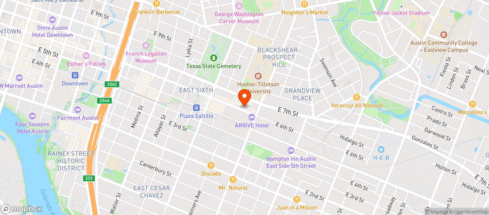 Map showing Day Dreamer
