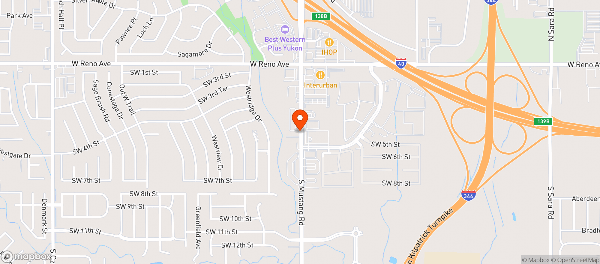 Map showing Ok Discount Liquor - Okc