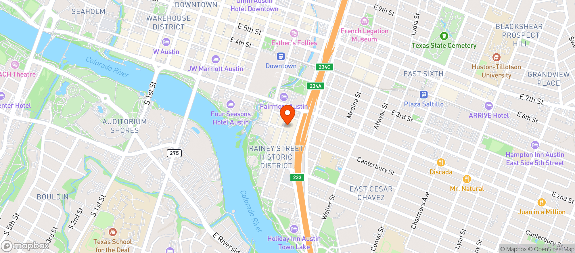Map showing Anthem