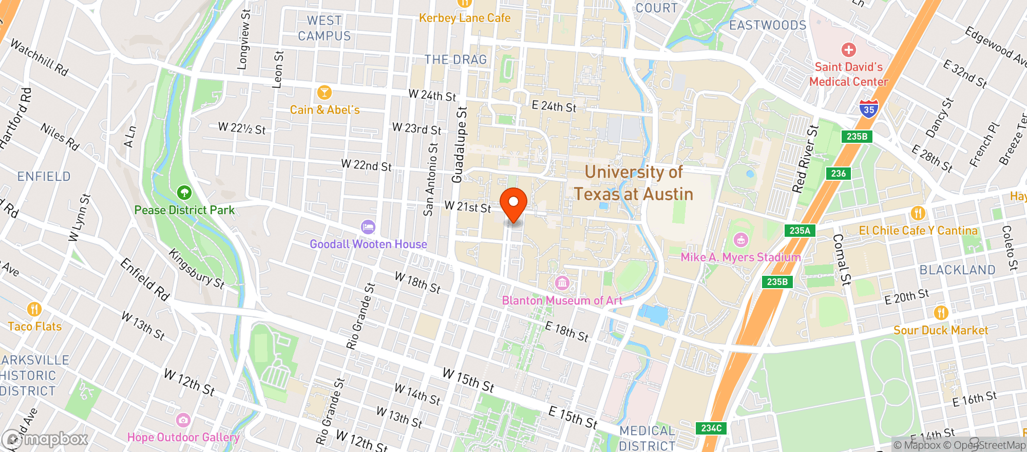 Map showing Urban Euphoria Cbd