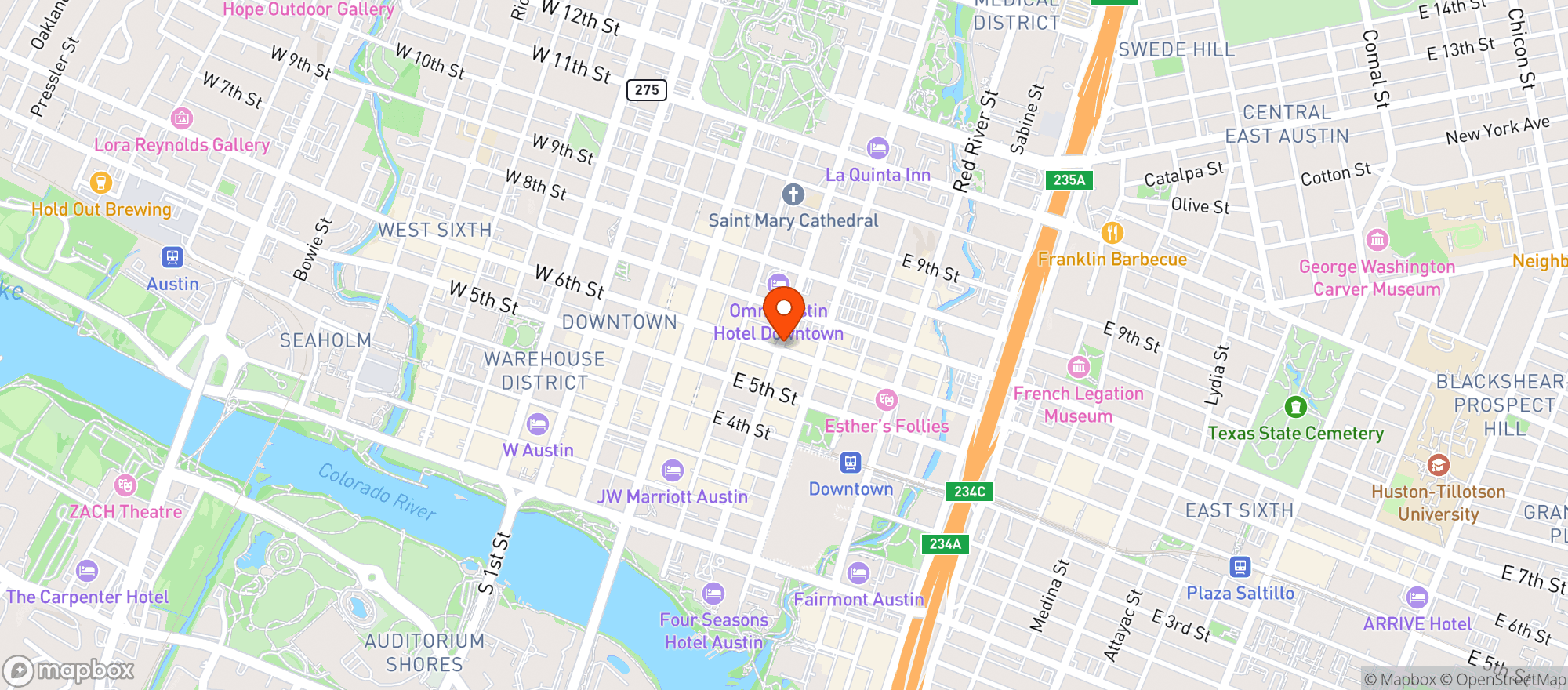 Map showing Sanjac Saloon
