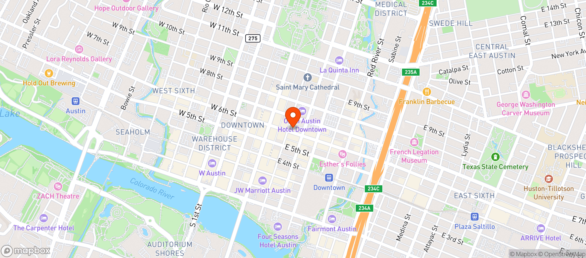 Map showing The Dead Rabbit