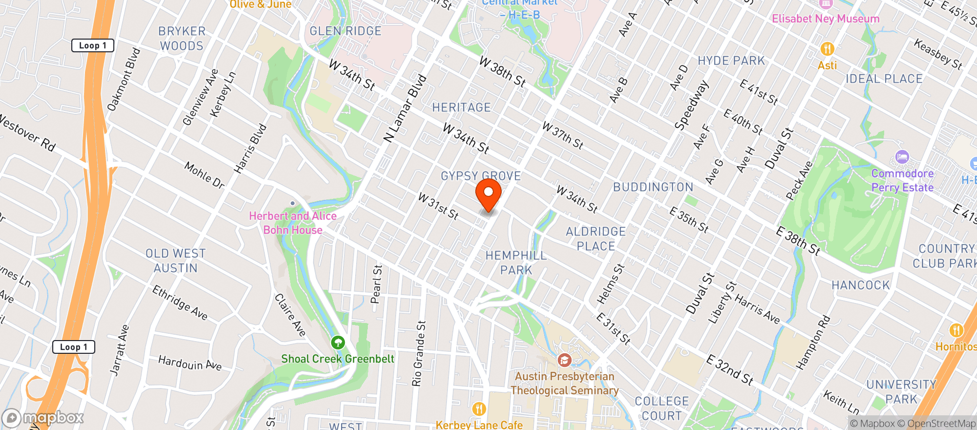 Map showing Hopfield's