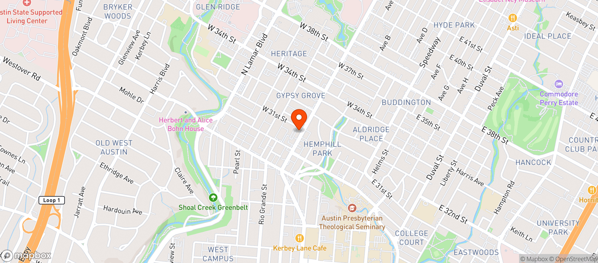Map showing CHEBA HUT