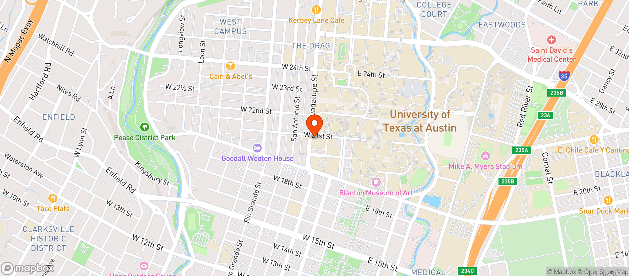 Map showing Target