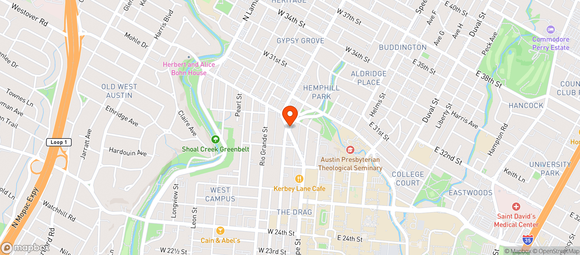Map showing STAR STOP FOOD MART #1660