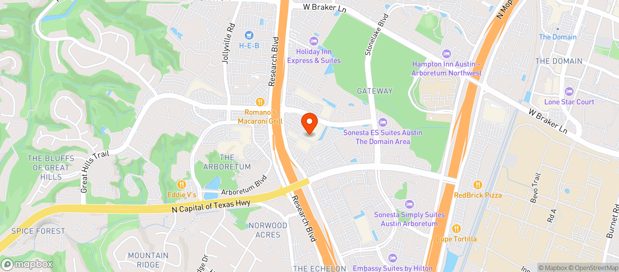 Map showing Target