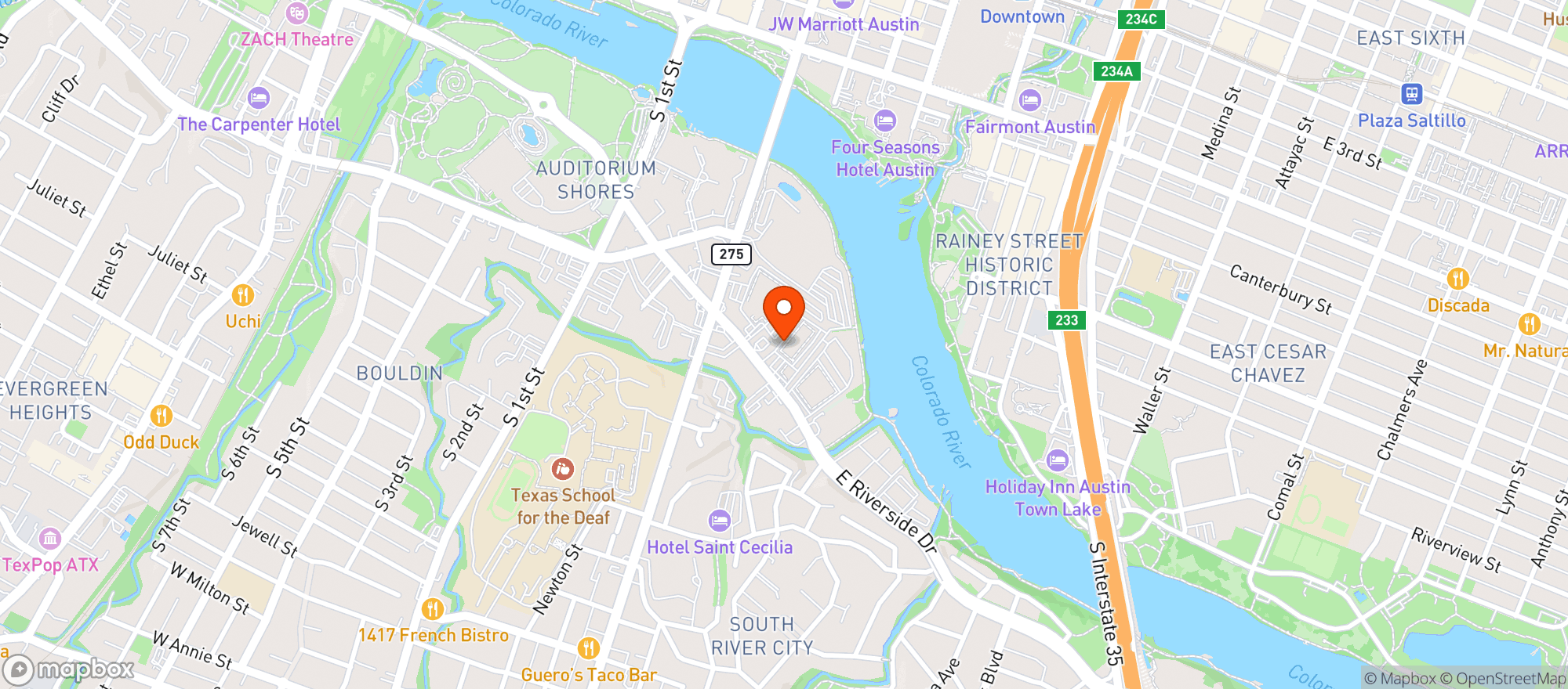 Map showing Fin S First