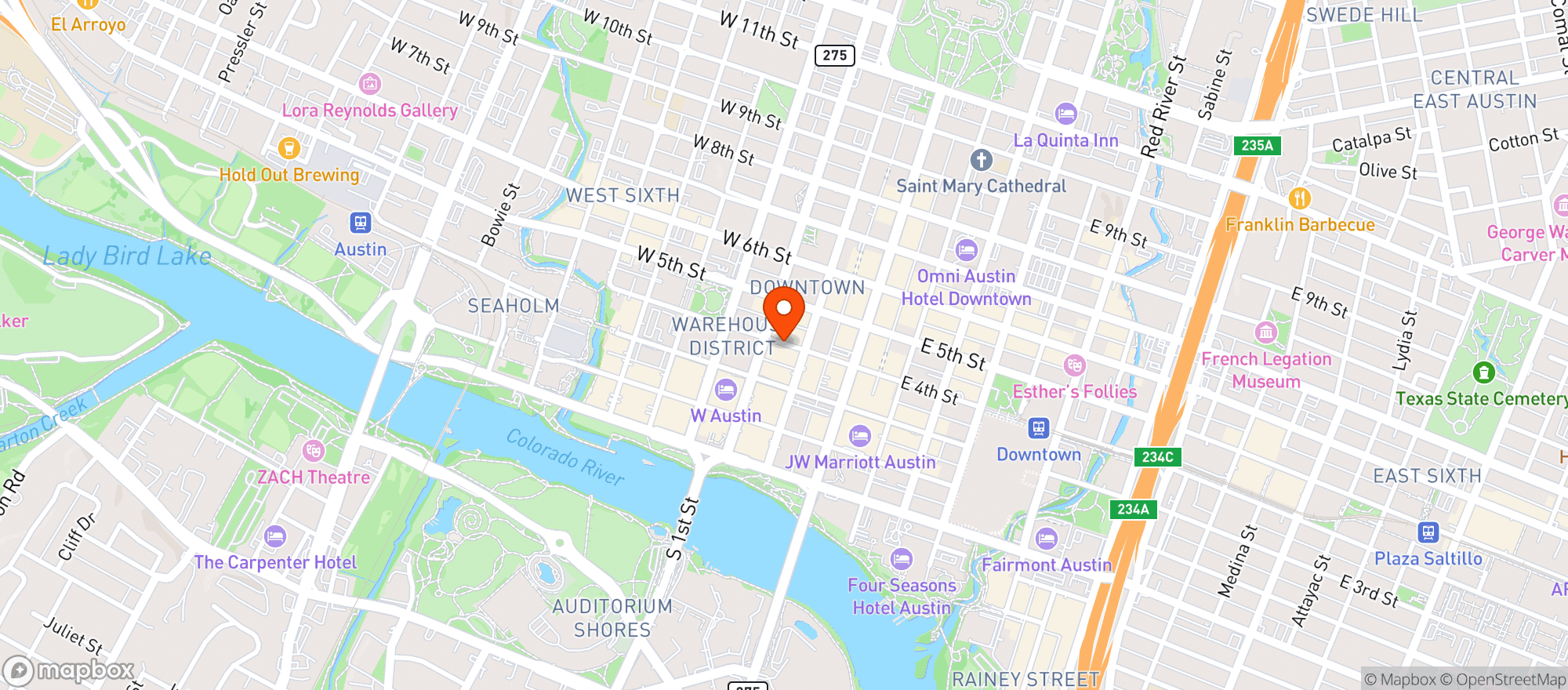 Map showing Oilcan Harrys