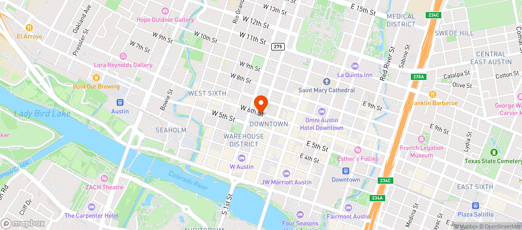Map showing The Iron Bear