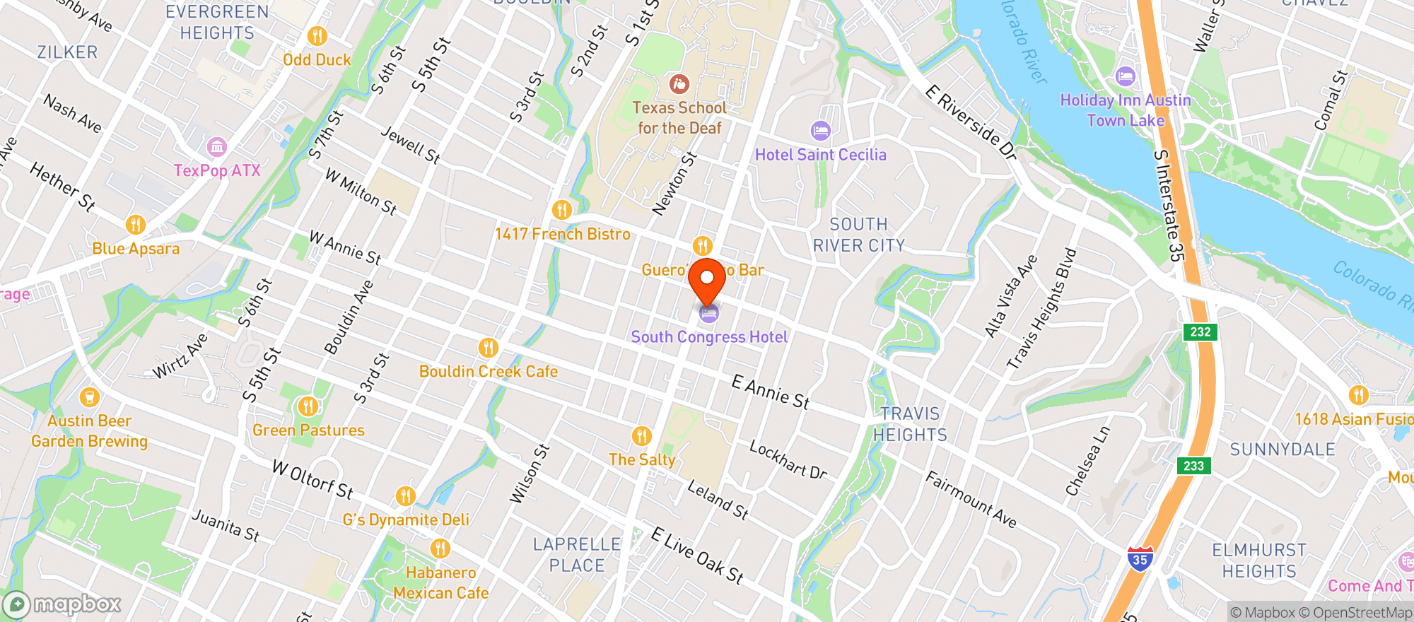 Map showing Mañana