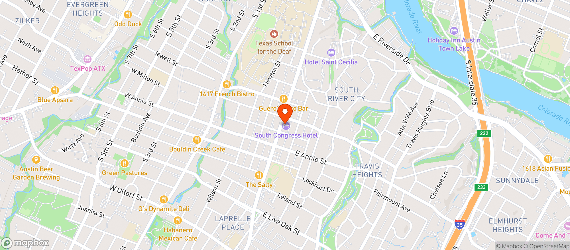 Map showing Maie Day