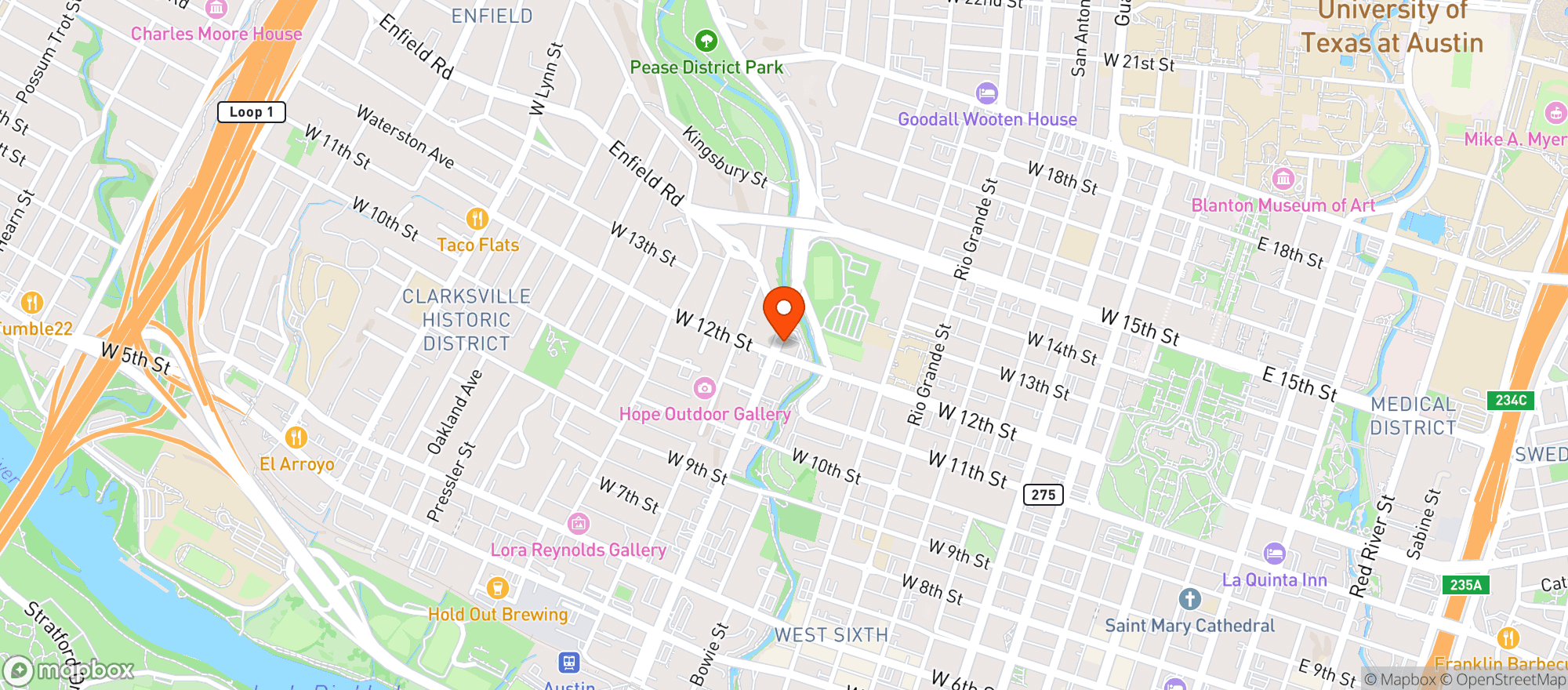Map showing Tavern The