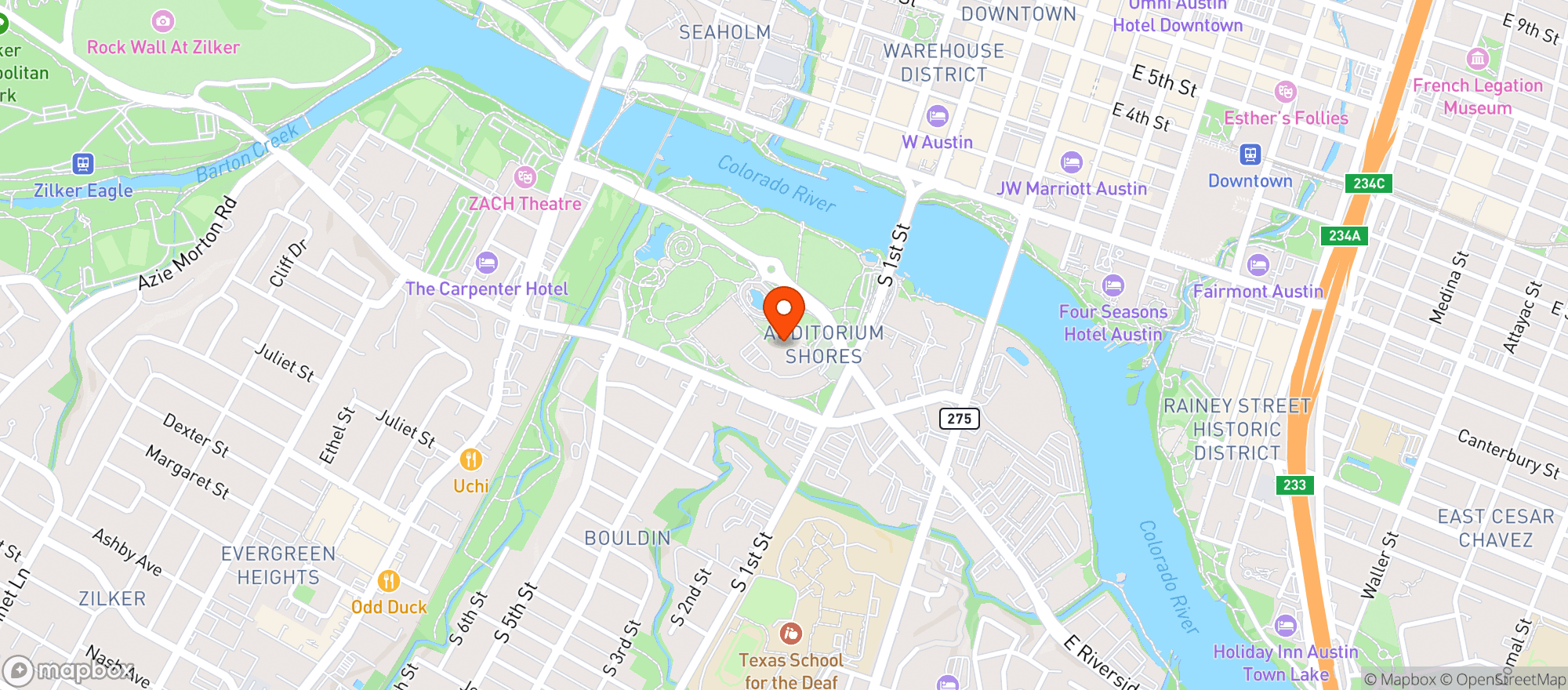 Map showing Spectrum Catering Concessions