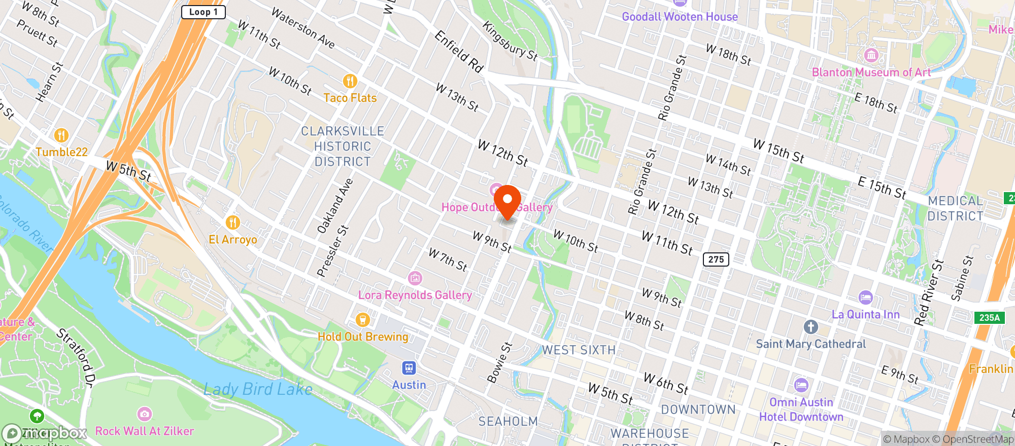 Map showing Spec's Wine, Spirits & Finer Foods