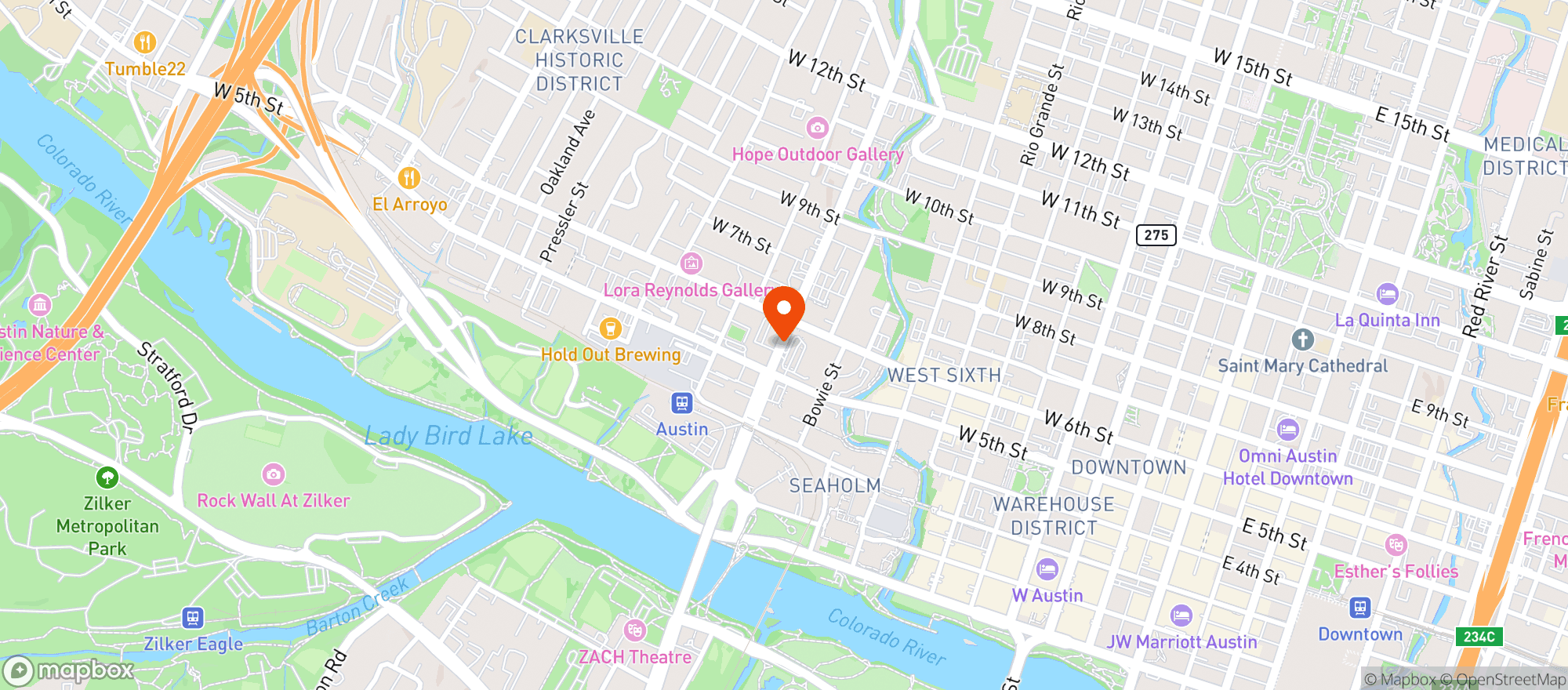 Map showing Whole Foods Market
