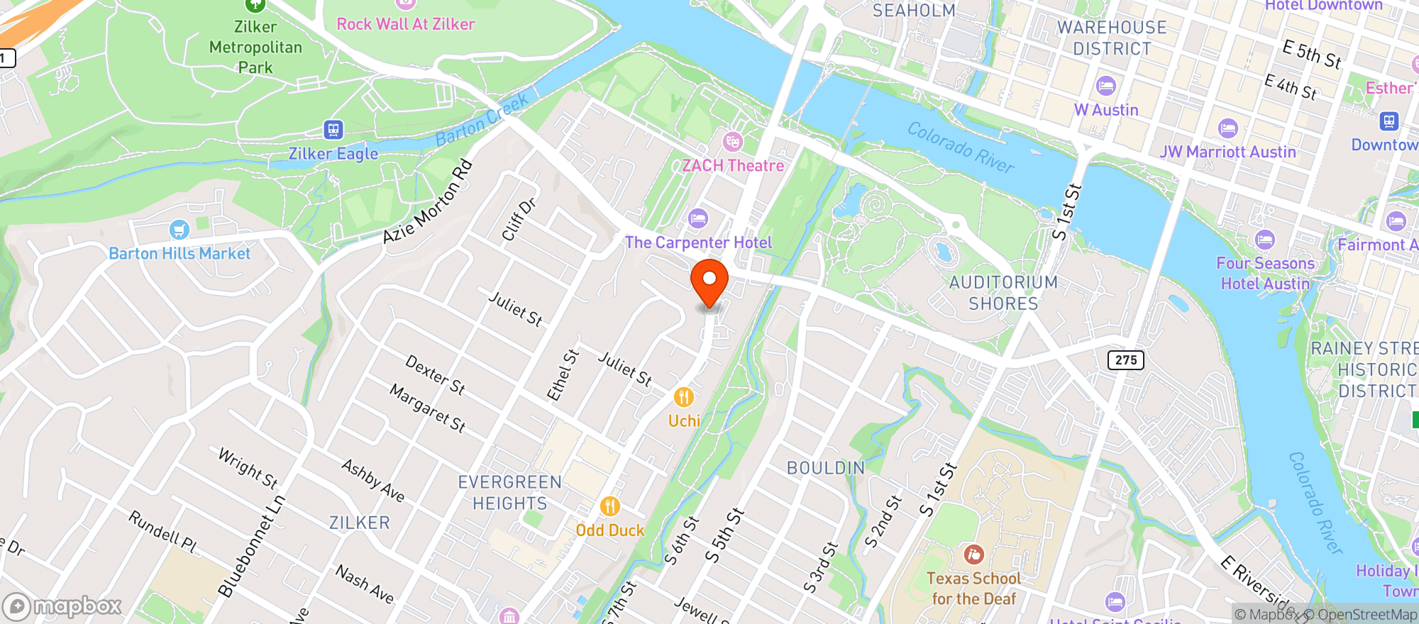 Map showing The Smoking Depot